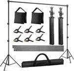 Yelangu 10X7FT Photo Backdrop Stand, Adjustable Background Support For Partie.... Fixed Price $24.95.