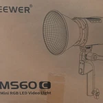Neewer MS60C 60W Rgb Led Continuous Video Light Kit W/ Case, Portable. Fixed Price $140.00.