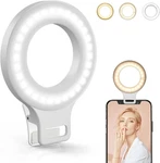 Kimwood Rechargeable Clip-on Selfie Ring Light 60 Led For Phone Laptop Tablet. Fixed Price $23.99.