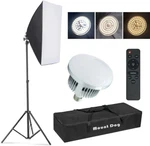 Upgrade Led Softbox Lighting Kit, Photography Studio With 19.7"X27.5". Fixed Price $72.99.