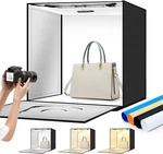 Box Photography 24"X24" With 240LED Lights And Color Backdrops. Fixed Price $199.59.