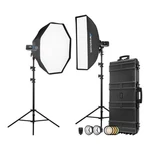 Westcott FJ400 Ii Strobe 2 Light Location Hard Case Kit Sony Camera Trigger. Fixed Price $1899.90.