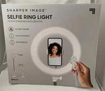 Sharper Image Selfie Ring Light Floor Standing With Remote New. Fixed Price $79.99.