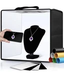 Glendan Portable Photo Studio Shooting Tent Lighted Box 12"X12" Dimmable. Fixed Price $22.94.