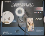 Vivitar 2 1 Flexible Ring Led Light & Smartphone Kit Vlog Podcast Zoom New. Fixed Price $9.99.