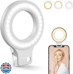 Clip On Ring Light, Kimwood Rechargeable 60 Led Selfie. Fixed Price $34.99.