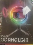 Bytech Vlog Multicolor Ring Light 3.5 12W Universal Phone Holder Remote Nib. Fixed Price $30.00.