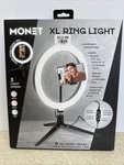 Ring Light Monet Xl 10 Inch W/tripod, 3 Mode Adjustable And 6FT Usb. Fixed Price $12.99.