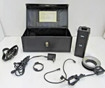 Vintage Capro RL80 Ring Light With Case 120-240V Untested #X3. Fixed Price $14.50.
