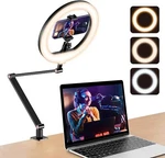 Apexel Selfie Ring Light Photography Led Rim Of Lamp Phone Holder For Live Video. Fixed Price $34.21.