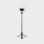 Tripod Selfie Stick With Led Ring Light - Heyday Black: Ball Head, Plastic. Fixed Price $11.95.