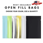 Qq Studio Matte Metallized Foil Slickseal Heat Sealable Flat Open Fill Bags. Fixed Price $63.99.