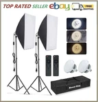 Mountdog Softbox Lighting Kit, 2X19.7"X27.5" Photography Continuous .... Fixed Price $108.26.