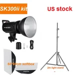 Godox SK300II 300W Studio Flash Strobe LAMP60*90CM Softbox,light Stand Kit. Fixed Price $133.90.