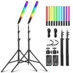 2 Pack Rgb Led Video Wand Stick, Photography Studio Lighting Kits With .... Fixed Price $214.79.