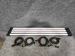 Quasar Rainbow Q50R Quad Kit 4X) Rgbx Color 2000-6000K 4' Linear Led Light Tubes. Fixed Price $424.99.