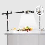 Ubeesize 12 Ring Light With Overhead Phone Mount, Led H.... Fixed Price $107.80.