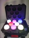 Aputure Accent B7C 8 Light Kit Charging Box 7W Rgbww Led Full Color Smart Bulb. Fixed Price $499.99.