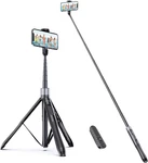 Atumtek 60" Selfie Stick Tripod, All In Extendable Phone Stand With. Fixed Price $60.06.