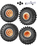 Rc Aluminum 2.2 Inch Rims Tires Wheels For 1/10 SCX10 Ii 90046 Sc.... Fixed Price $129.59.