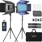 Gvm 1500D Rgb Led Video Light, 75W Lighting Kit With Bluetooth Control, 2. Fixed Price $509.00.