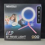 Nib Vivitar 6 Ring Light Tabletop Tripod Selfie Make-up Photography Youtube. Fixed Price $11.04.