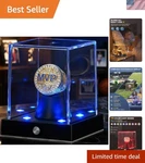 Elegant Acrylic Led Ring Holder With Memory Function And 10 Color Light Settings. Fixed Price $34.99.