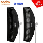 Us 2X Godox 35X160CM Honeycomb Grid Softbox Bowens Mount For Studio Strobe Flash. Fixed Price $94.99.