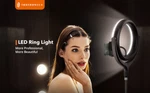 Taotronics CL026 Ring Light Tripod Stand Phone Holders & Remote Shutter LED33. Fixed Price $19.99.