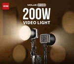 Zhiyun Molus G200 200W Bi-color Led Video Bowen Mount Photography Lighting. Fixed Price $246.50.