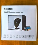Glendan 12X12 Portable Photo Studio Light Box Dimmable Led Shooting Tent Kit. Fixed Price $24.99.