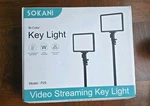 Sokani P25 Bi-color Led Video Streaming Key Light. Fixed Price $39.99.