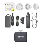 Godox ML100R Rgb Led Video Light (15 & 36 Lens BG02 Battery Grip Kit). Fixed Price $309.00.