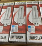 Unitedlux 13W Cool White 4100K G24Q-1 Compact Fluorescent Double Tube Light Bulb. Fixed Price $30.00.