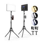 Led Video Panel Lighting Kit, Qeuooiy 2-PACK Bi-color Photography Light.... Fixed Price $127.81.