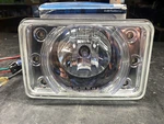 United Pacific: Rectangle High Beam Crystal Projection Headlight, Part # 31376. Fixed Price $28.99.