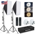 Mountdog Softbox Lighting Kit, 2X19.7"X27.5" Photography Continuous Sys. Fixed Price $109.18.