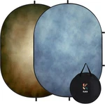 Kate 5X6.5FT(1.5X2M) Tan Blue Collapsible Backdrop Double Sided Folding. Fixed Price $55.00.
