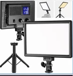 Neewer 9" Video Light Panel Dimmable Dslr With Tripod 3200K 5600K CRI95+. Fixed Price $41.88.