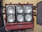 Richardson Type 5591 Molequartz Six-light Molefay With Bulbs. Fixed Price $295.26.