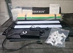 Duclus DU5062 Portable 24"X24"X24" Photo Box + (2) ZK-RY-11 Led Lights. Fixed Price $114.99.