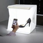 Depthlan Folding Studio Kit Box With Led Light For Photographing White. Fixed Price $18.76.