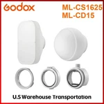 Godox ML-CD15 ML-CS1625 Diffuser Dome Softbox 3 Adapter For Camera Flash Light. Fixed Price $33.54.