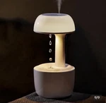 Munbyn Mushroom Water Drop Humidifier Night Light Color Changing Led, Quiet. Fixed Price $18.00.