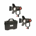 2 Pcs Came-tv Boltzen Light 30W Fresnel Fanless Focusable Led Kit. Fixed Price $390.00.