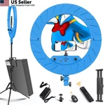 Jj Jianjin Ring 18 Inch KIT,55W6700K Dimmable Led Light, Maya Blue. Fixed Price $89.50.