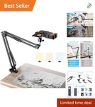 Flexible Desk Phone Stand With Light For Youtube & Tiktok Videos. Fixed Price $36.99.