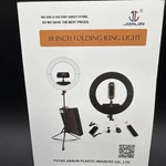 Jj Jianjin Folding Ring Light Kit 18"/45CM Dimmable Led Tripod Case Phone Mount. Fixed Price $94.99.