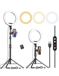 Kaiess 10 Selfie Ring Light With 65" Adjustable Tripod Stand & Phone Holder. Fixed Price $17.39.