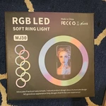 Rgb Led Ring Light With Phone Clip Video Beauty Fill (MJ30). Fixed Price $20.00.